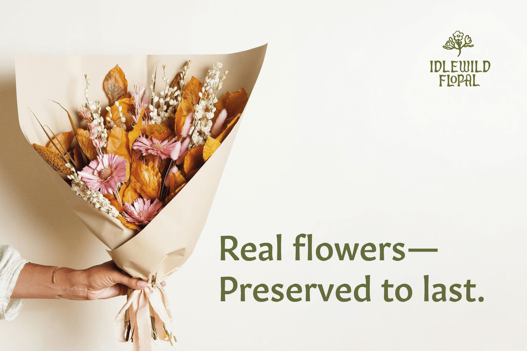 Idlewild Floral postcard front